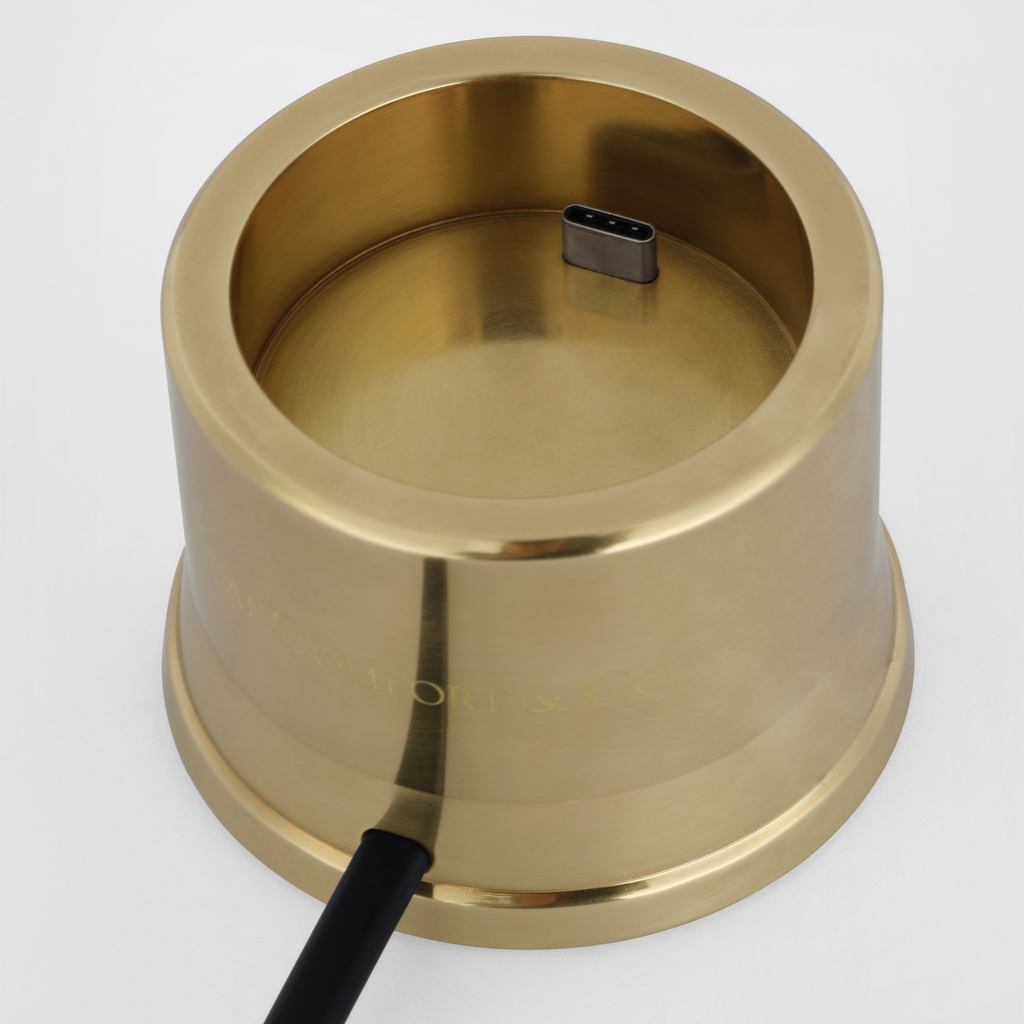 Single R45 Universal Charging Station | Brass