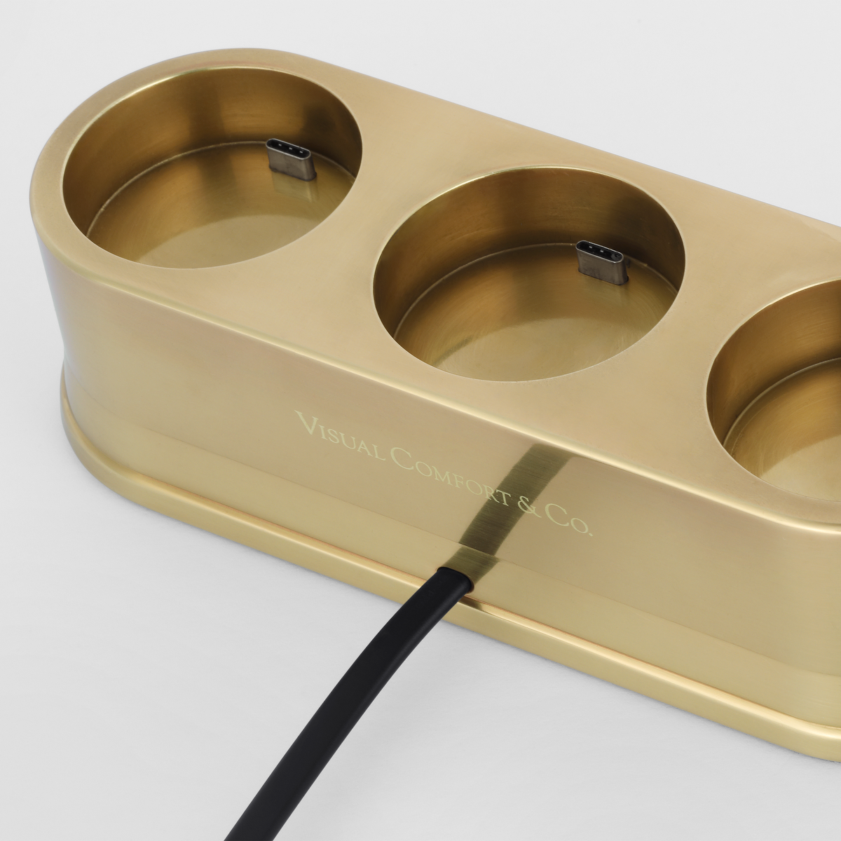 Triple R45 Universal Charging Station | Brass