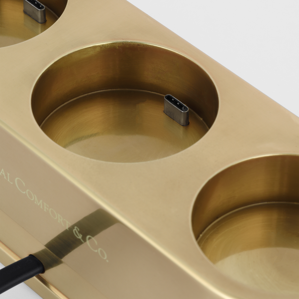 Triple R45 Universal Charging Station | Brass
