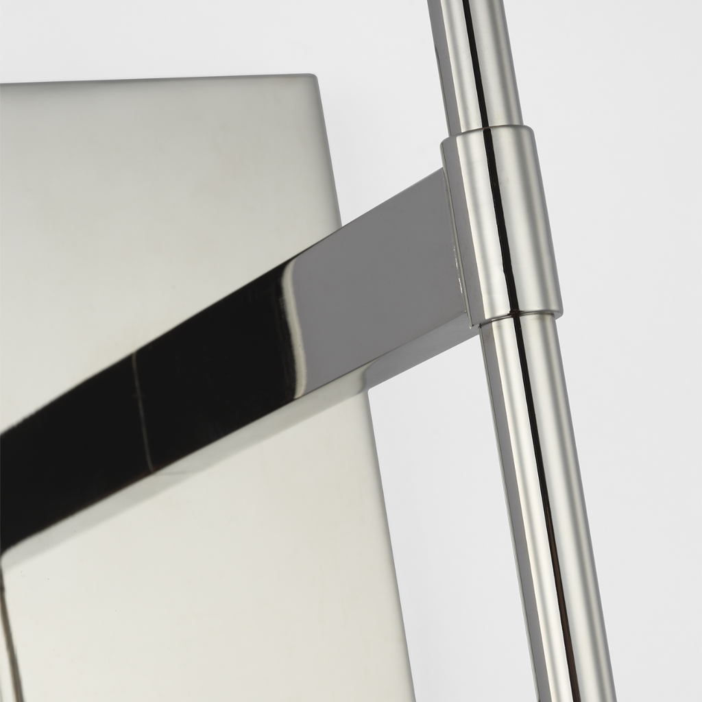 Blaze 14" Sconce | Polished Nickel | Clear Crystal