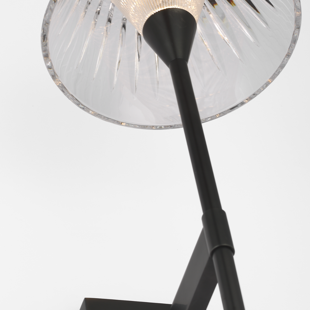 Blaze 19" Tail Sconce | Bronze | Clear Crystal