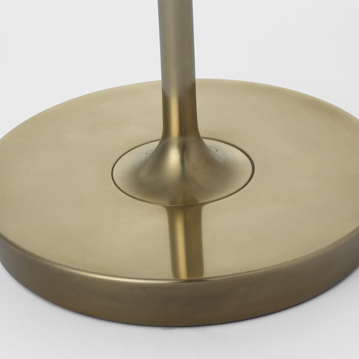 Blaze 12" Rechargeable Table Lamp | Natural Brass | Clear Crystal