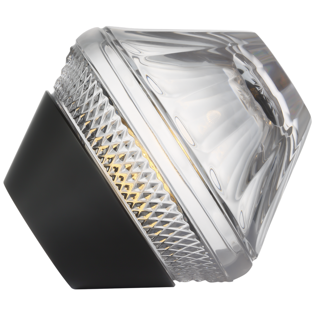 Copper Coast 5" Rechargeable Accent Lamp | Bronze | Clear Crystal