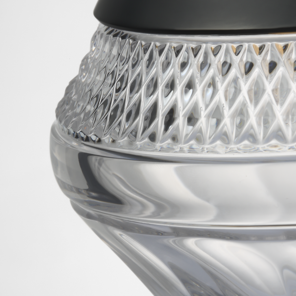 Copper Coast 5" Rechargeable Accent Lamp | Bronze | Clear Crystal