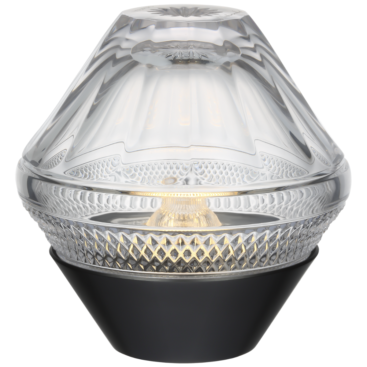 Copper Coast 5" Rechargeable Accent Lamp | Bronze | Clear Crystal