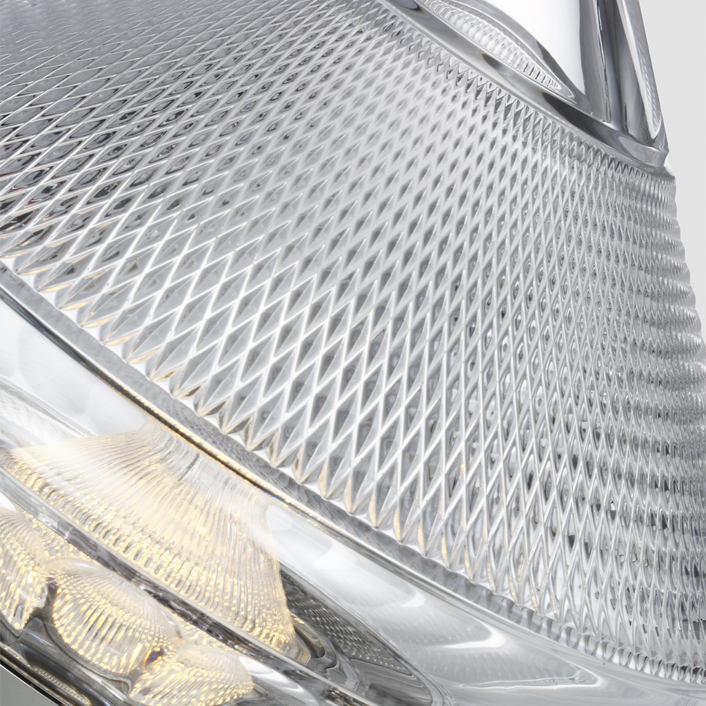 Copper Coast 12" Rechargeable Accent Light | Polished Nickel | Clear Crystal