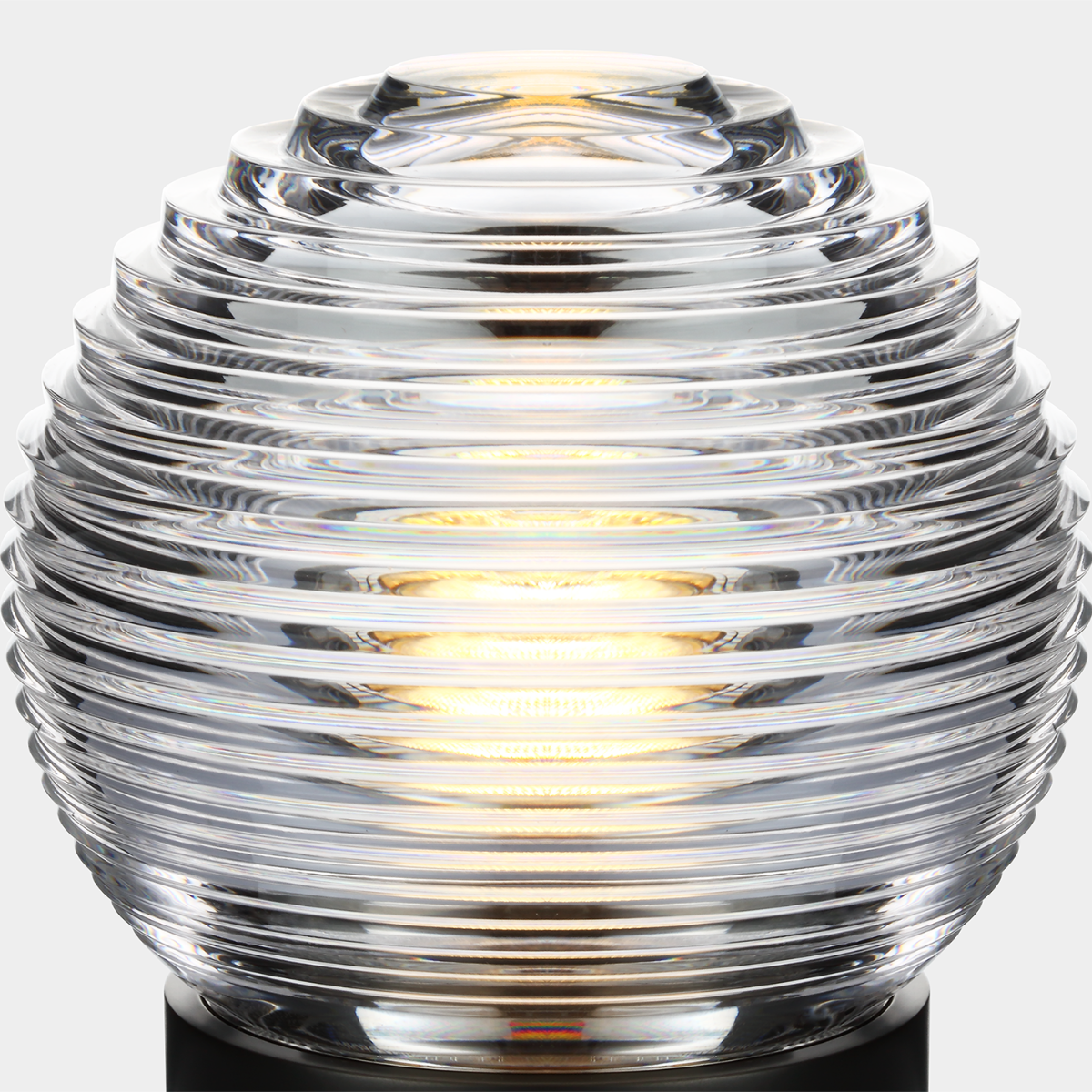 Circon 7" Rechargeable Accent Lamp | Bronze | Clear Crystal