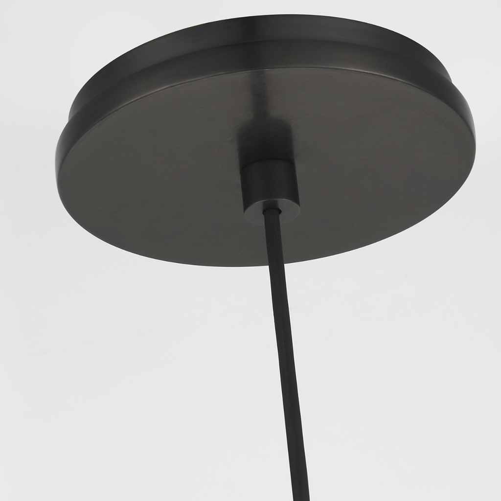 Circon 5" Mini Pendant | Bronze | Clear Crystal
