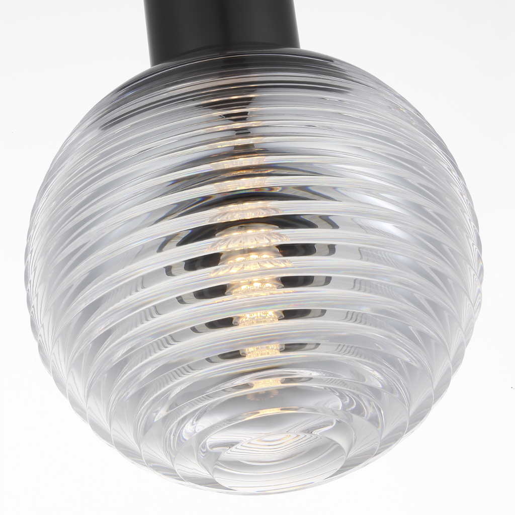 Circon 5" Mini Pendant | Bronze | Clear Crystal