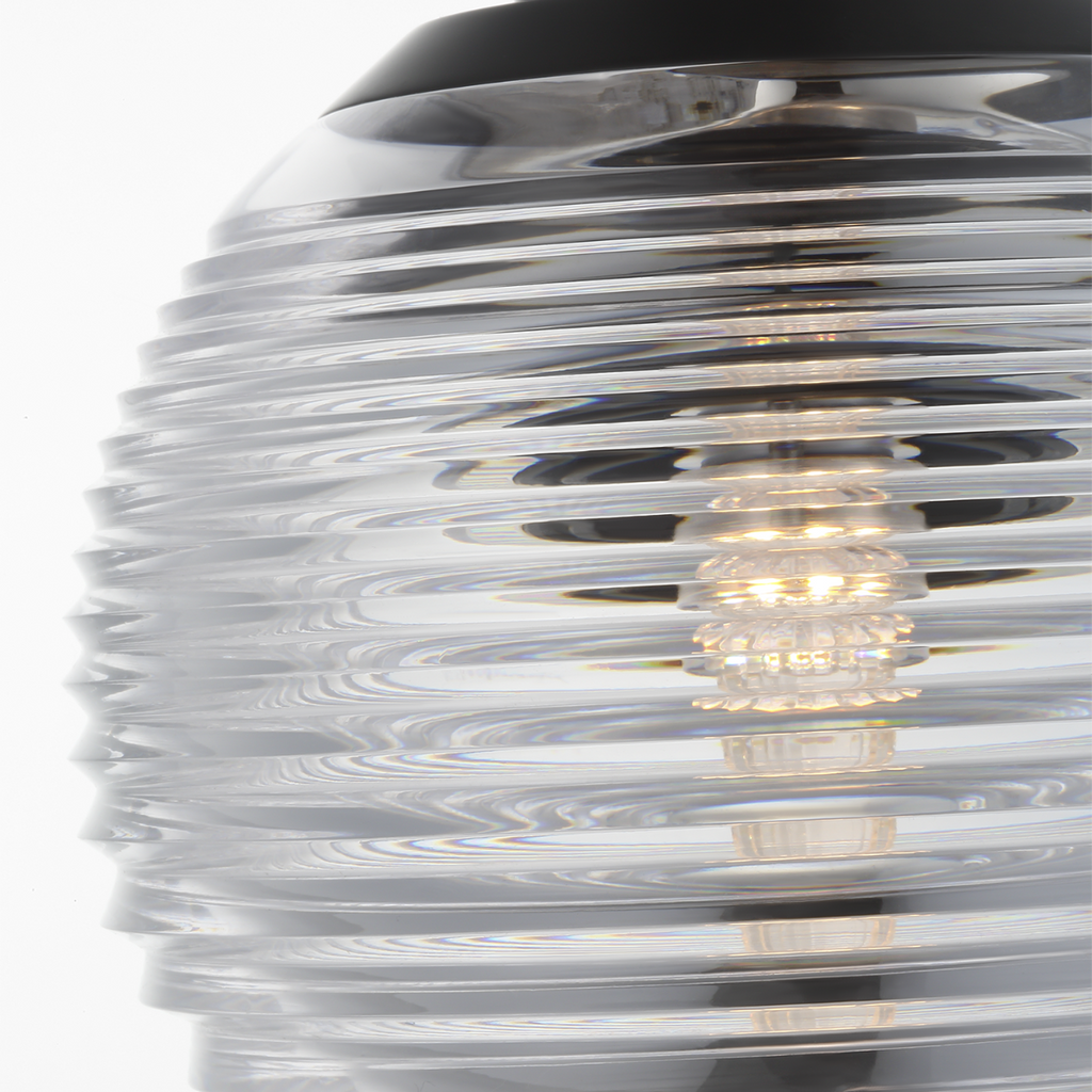 Circon 5" Mini Pendant | Bronze | Clear Crystal