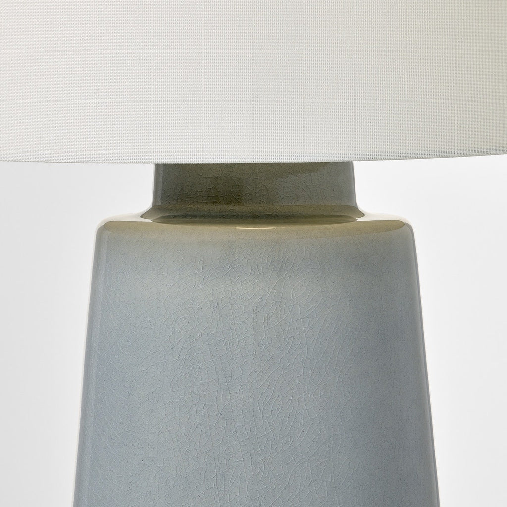 Vessel Large Table Lamp Blue Anglia Crackle Bulbs Inc
