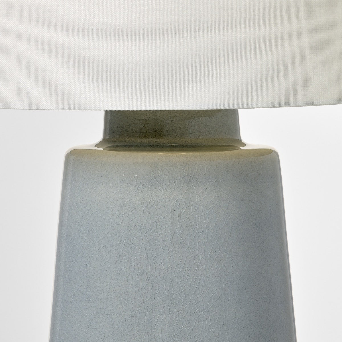 Vessel Large Table Lamp Blue Anglia Crackle Bulbs Inc