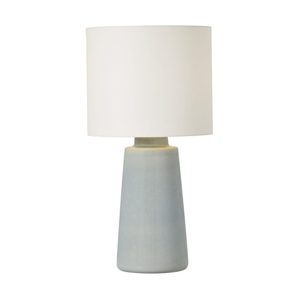 Vessel Large Table Lamp Blue Anglia Crackle Bulbs Inc
