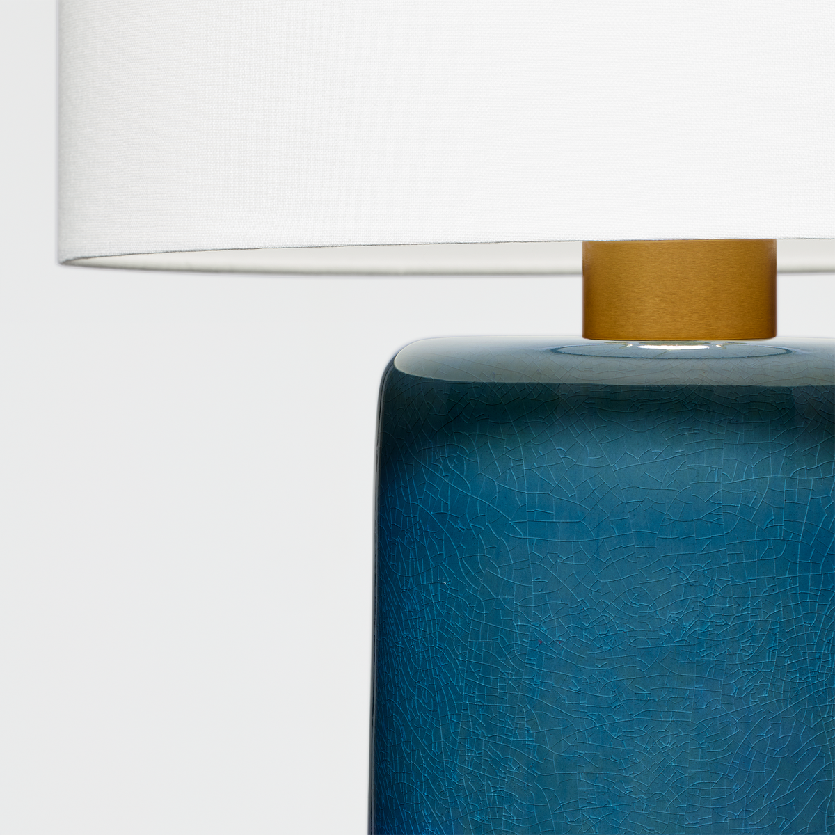 Shanghai Table Lamp Deep Ocean Crackle Bulbs Inc