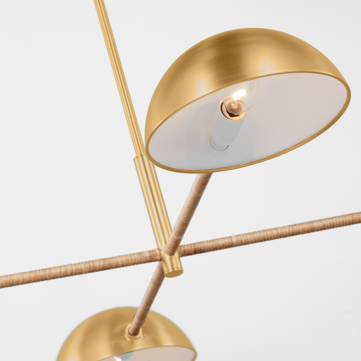 Balleroy Large Chandelier Burnished Brass