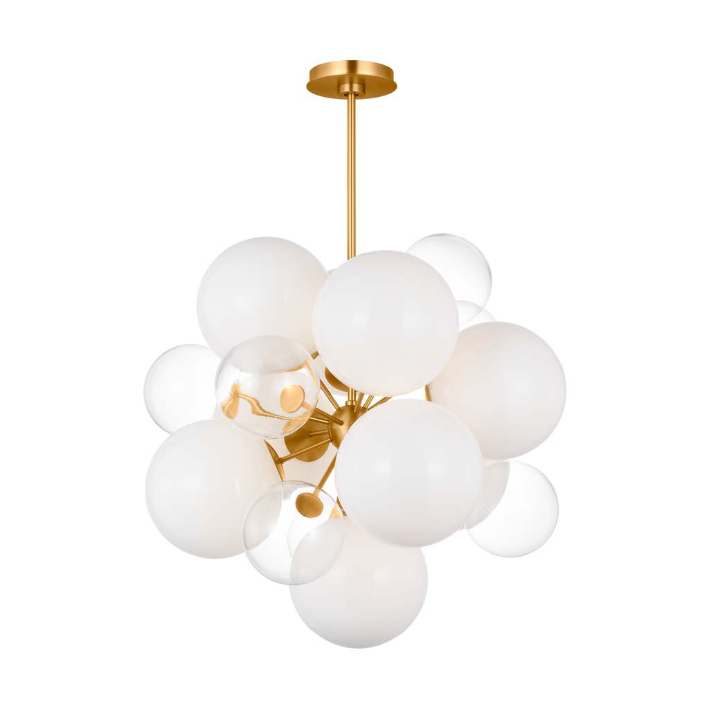 Aria Medium Chandelier Burnished Brass