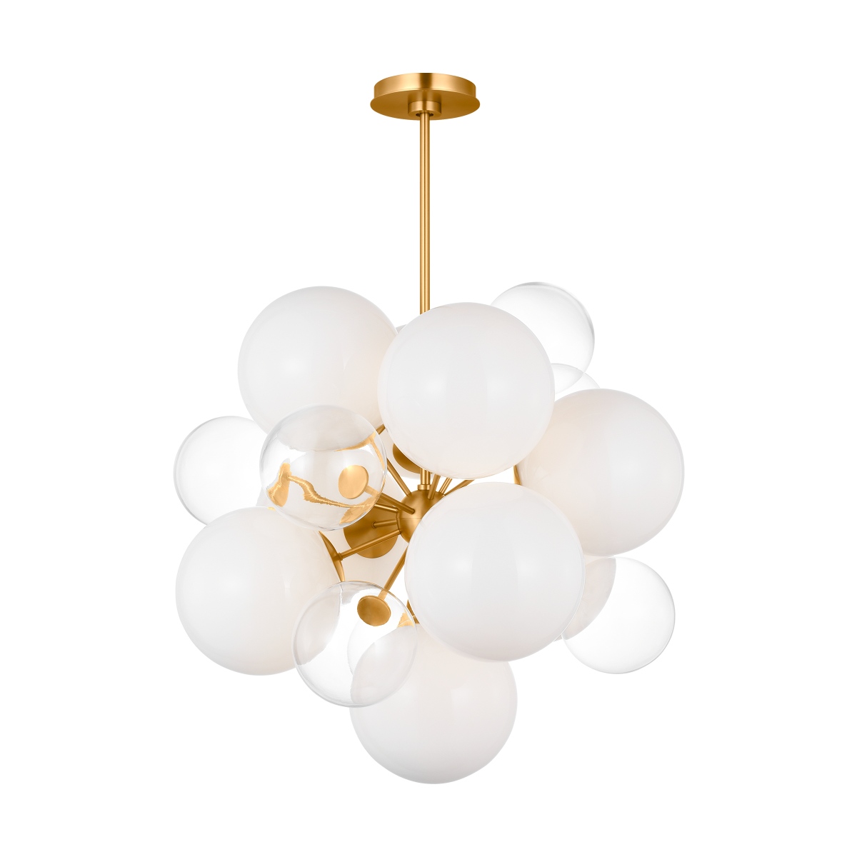 Aria Medium Chandelier Burnished Brass