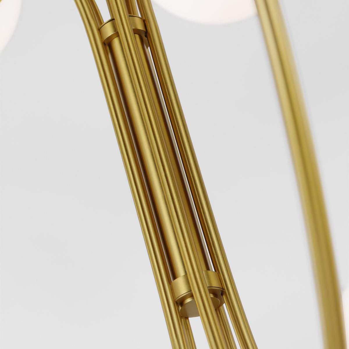 Noemie Large Chandelier Burnished Brass
