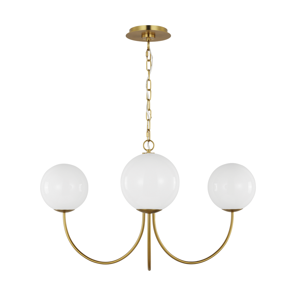 Noemie Medium Chandelier Burnished Brass