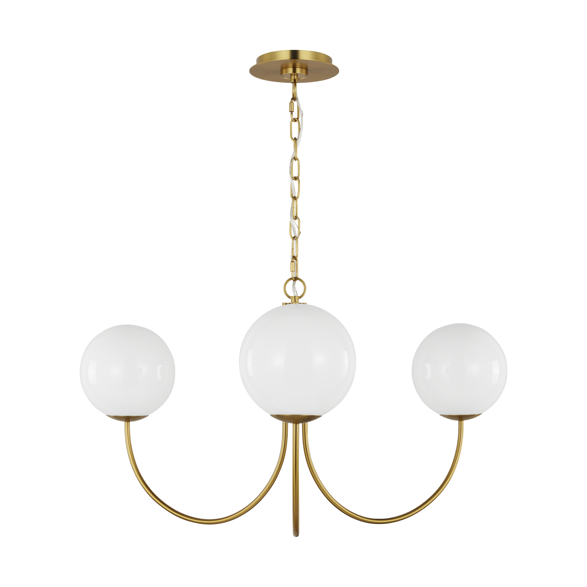 Noemie Medium Chandelier Burnished Brass