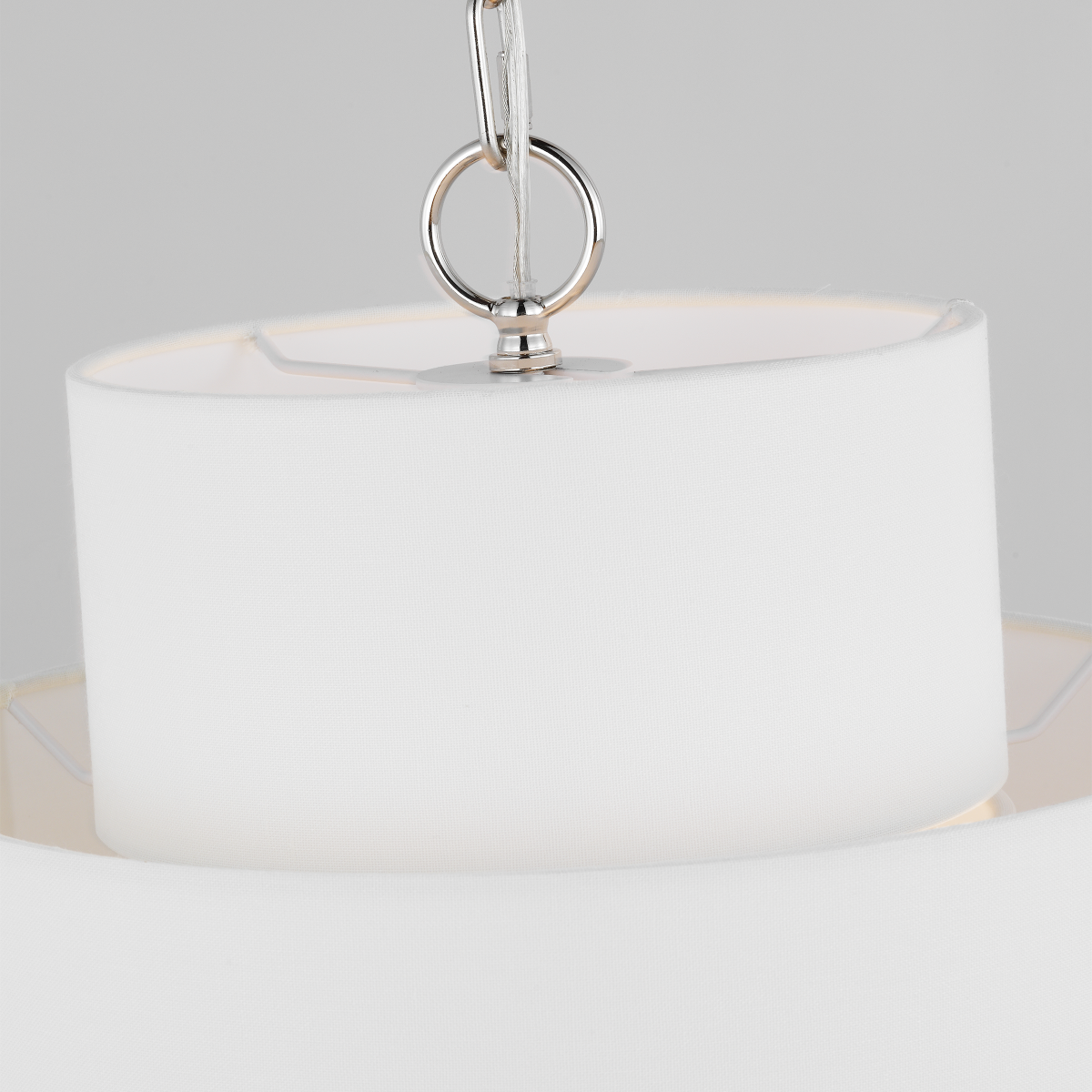 Sawyer Small Hanging Shade Polished Nickel