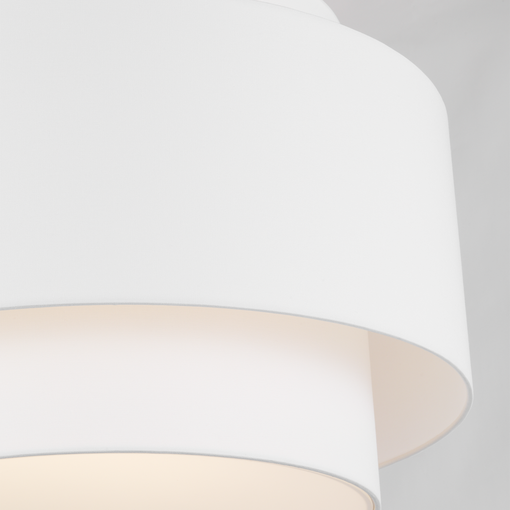 Sawyer Extra Large Hanging Shade Polished Nickel