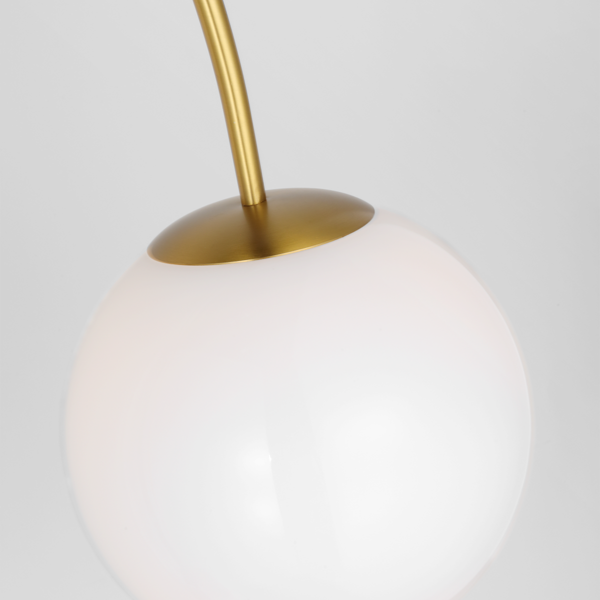 Noemie Extra Large Floor Lamp Burnished Brass Bulbs Inc