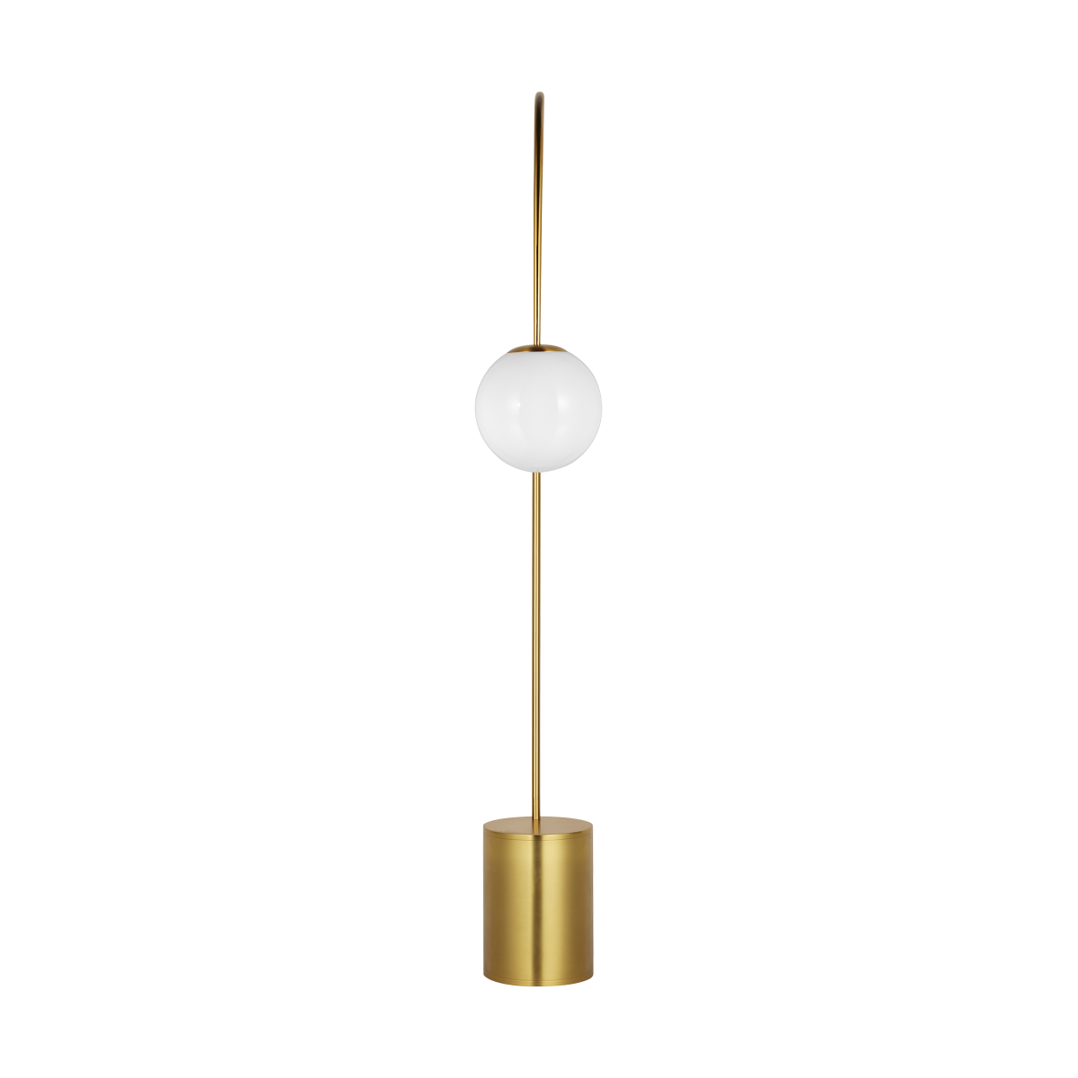 Noemie Extra Large Floor Lamp Burnished Brass Bulbs Inc