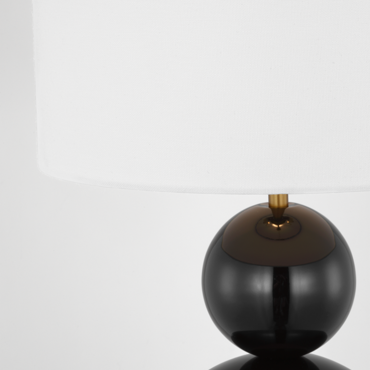 Suki Medium Table Lamp Gloss Black Bulbs Inc