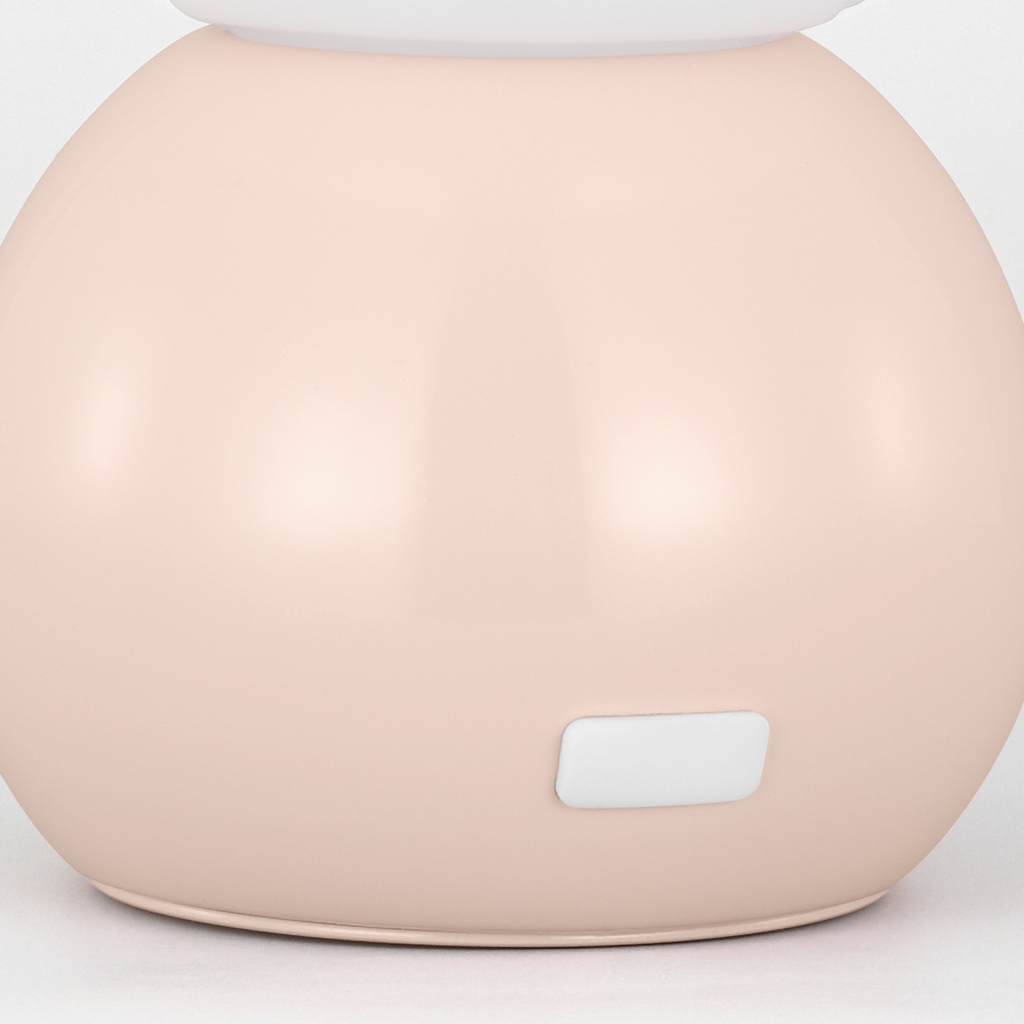 Suki Rechargeable Mini Table Lamp Blush Bulbs Inc