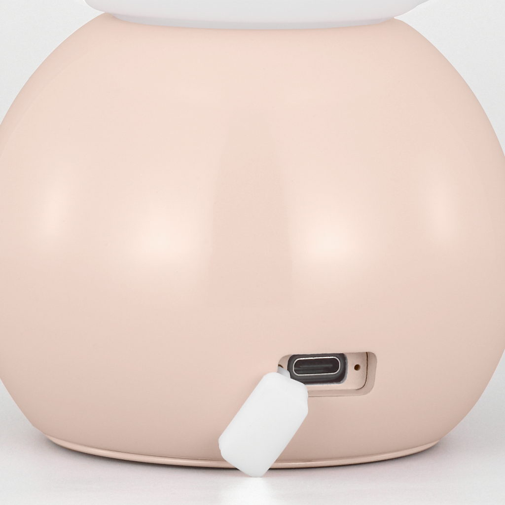 Suki Rechargeable Mini Table Lamp Blush Bulbs Inc