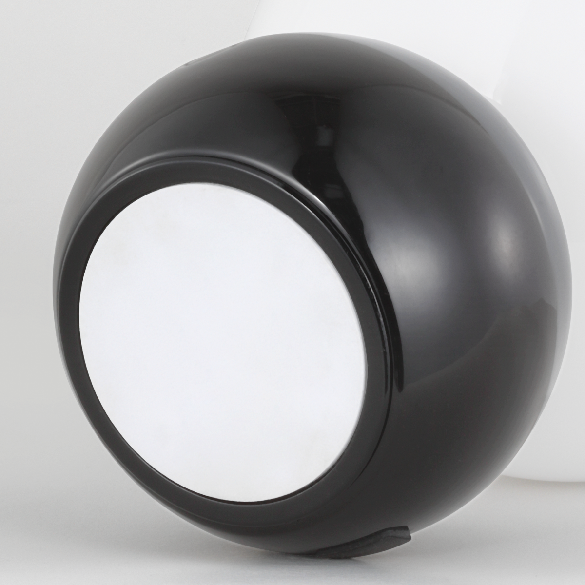 Suki Rechargeable Mini Table Lamp Gloss Black Bulbs Inc