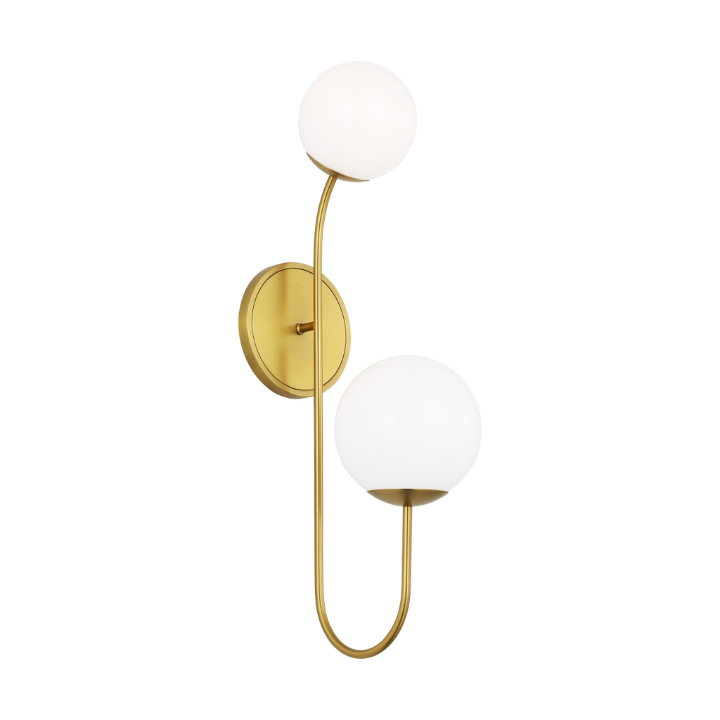 Noemie Large Sconce Burnished Brass