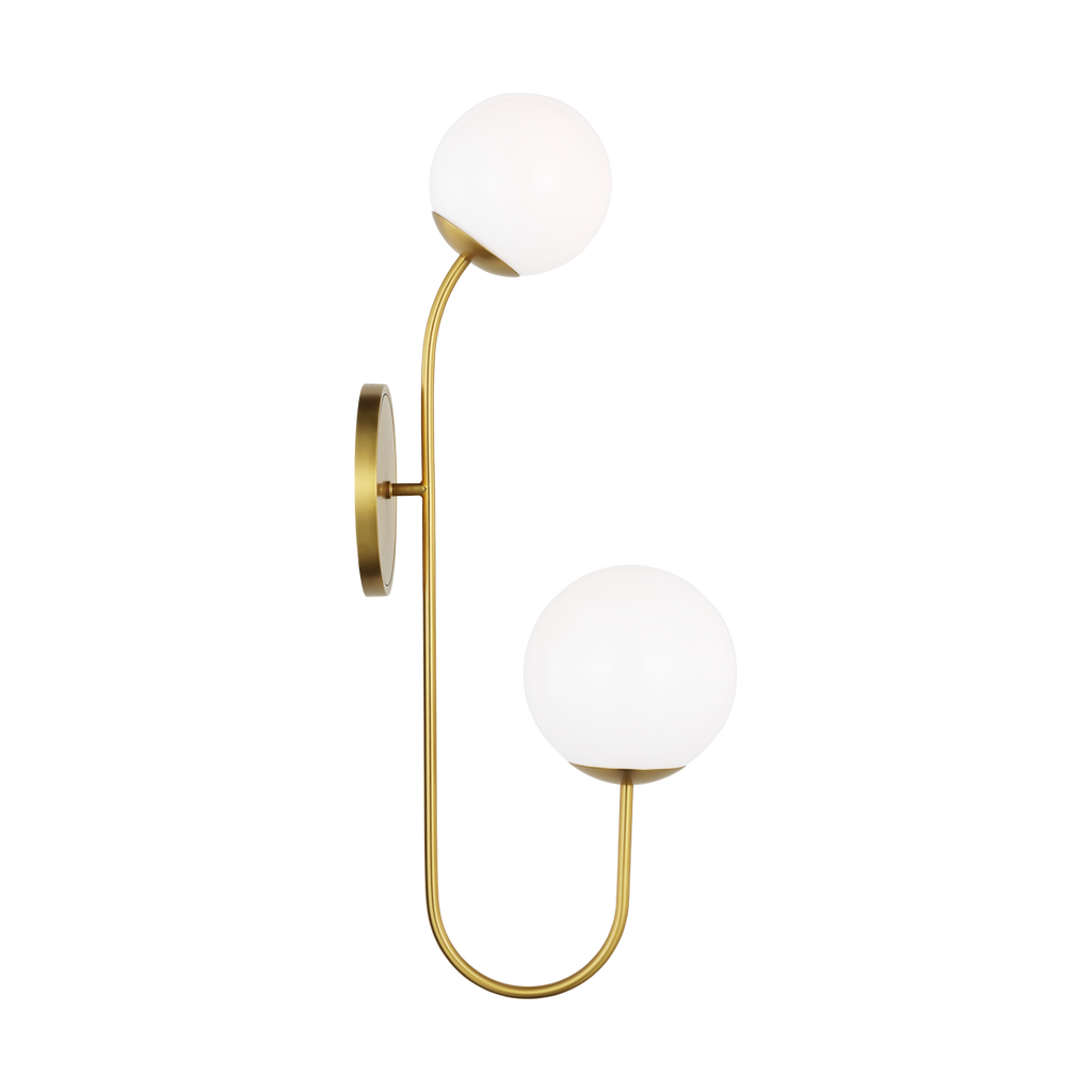 Noemie Large Sconce Burnished Brass