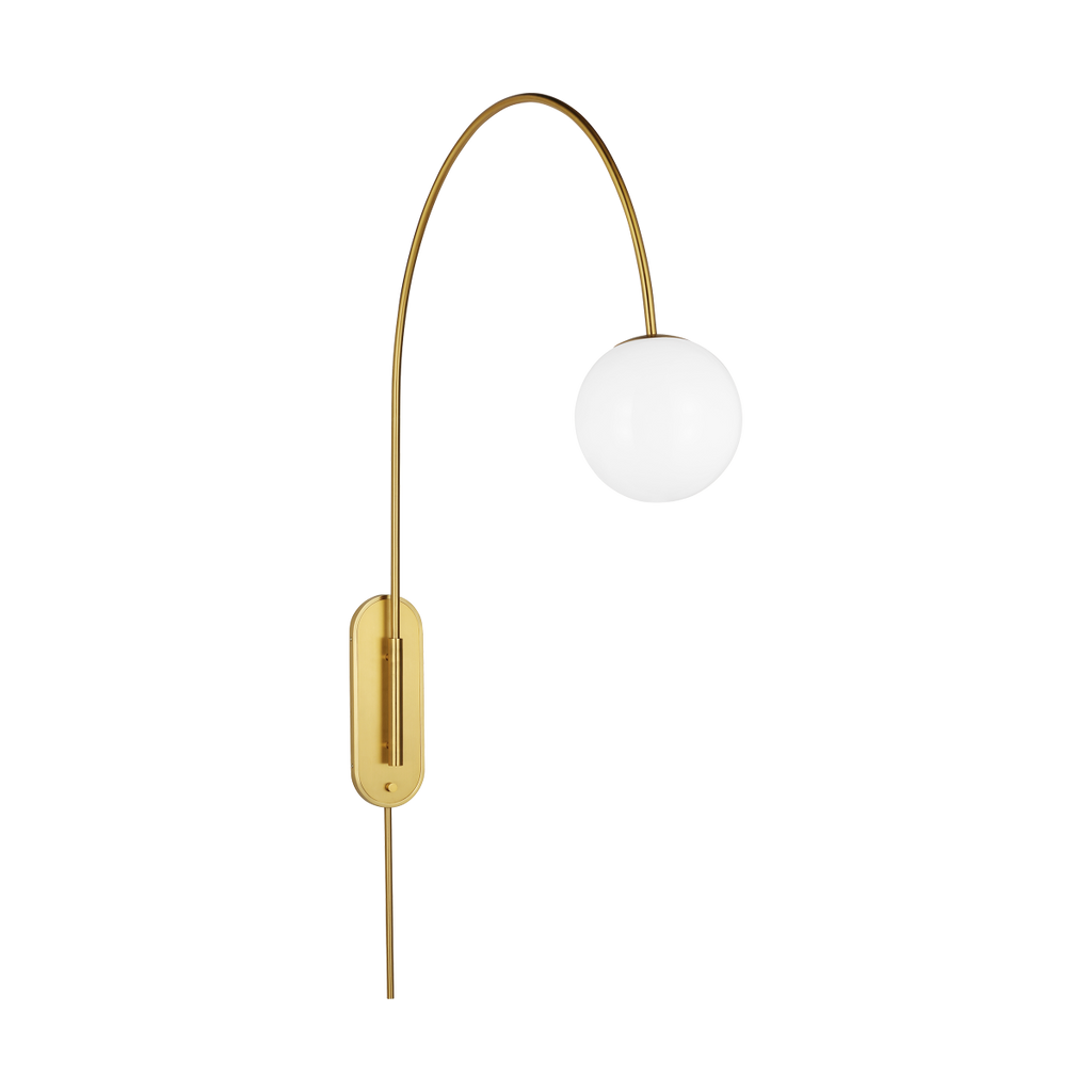 Noemie Grande Sconce Burnished Brass