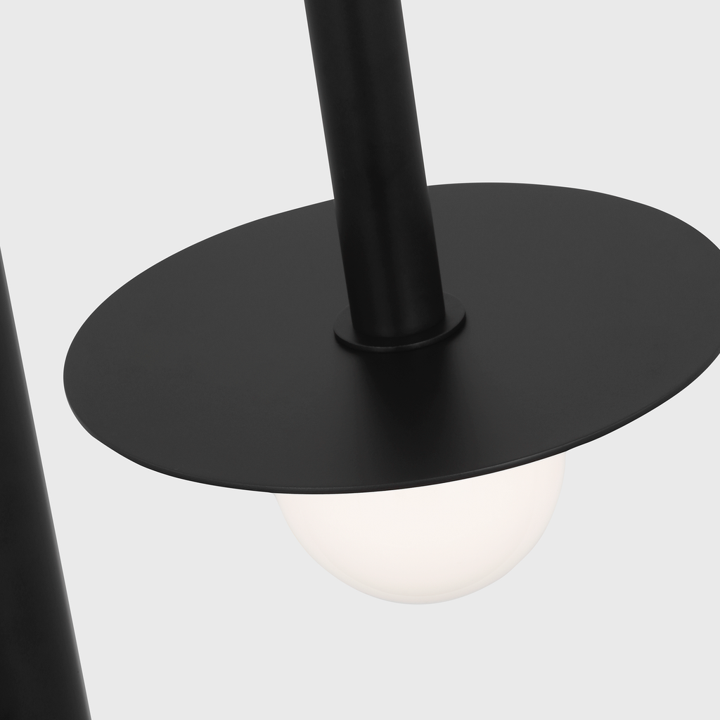 Nodes Small Linear Pendant Midnight Black