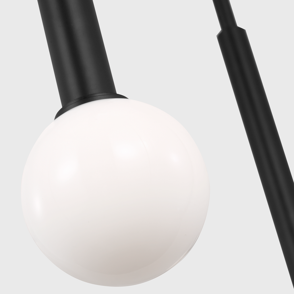 Nodes Small Linear Pendant Midnight Black