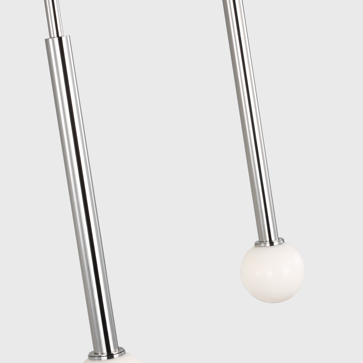 Nodes Small Linear Pendant Polished Nickel