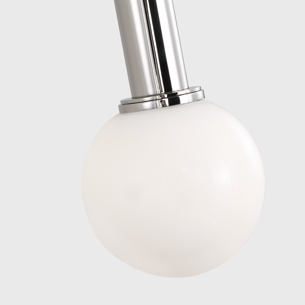 Nodes Small Linear Pendant Polished Nickel