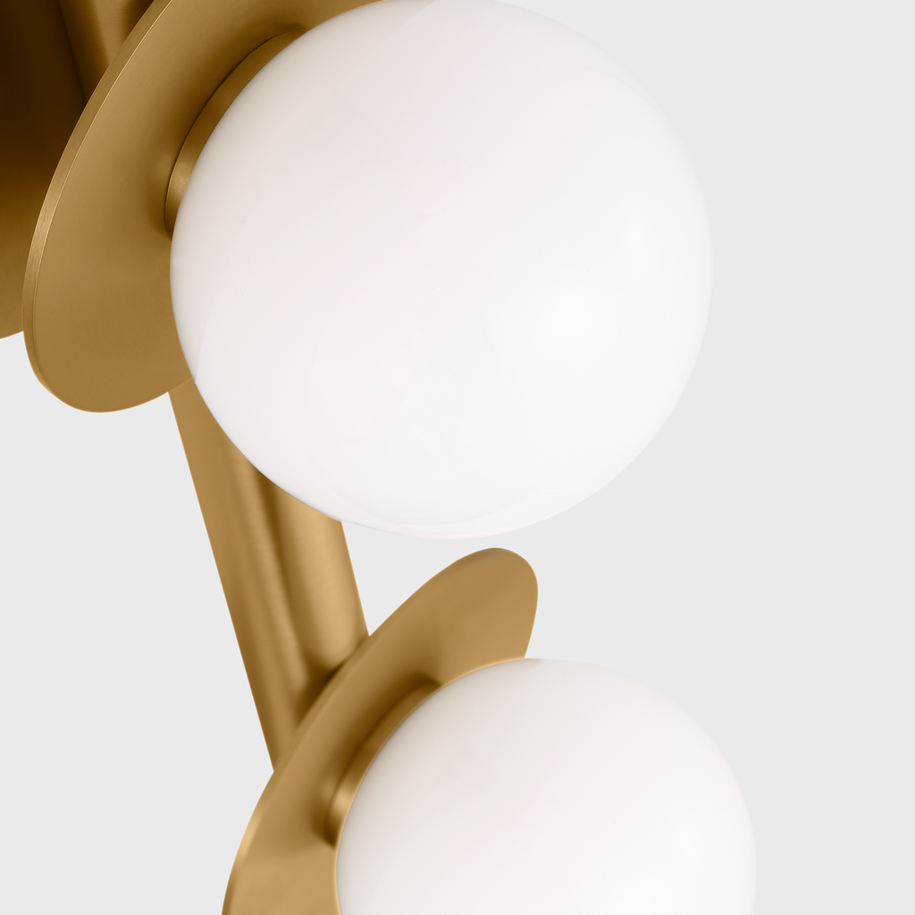 Nodes Extra Large Vanity Burnished Brass