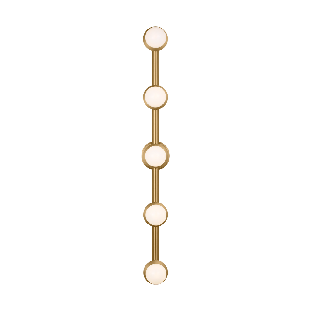 Nodes Extra Large Vanity Burnished Brass