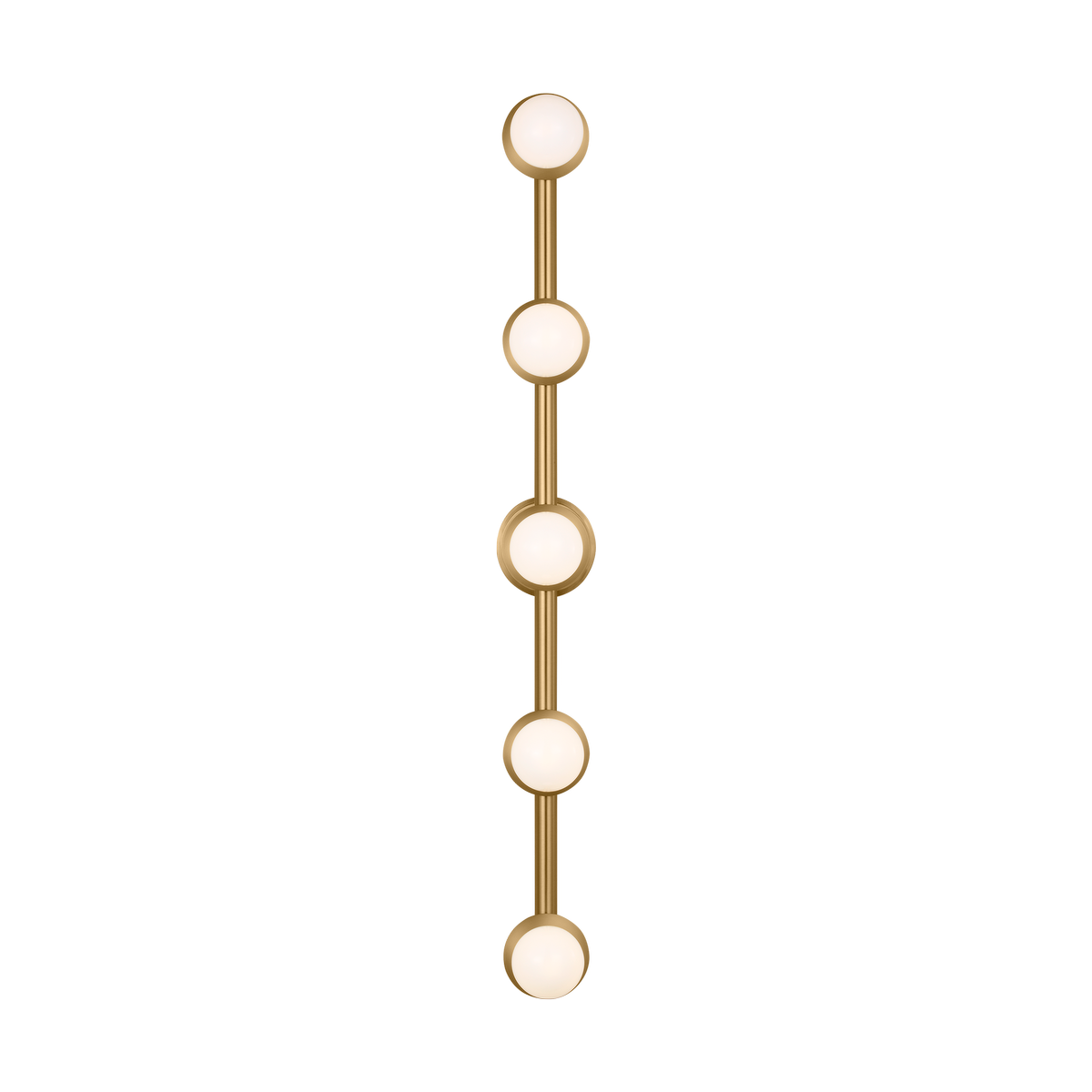 Nodes Extra Large Vanity Burnished Brass