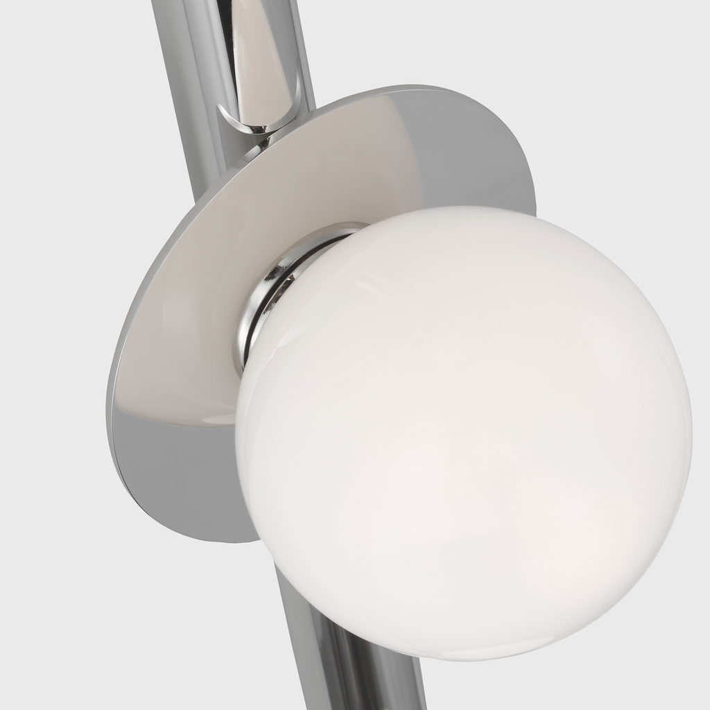 Nodes Extra Large Vanity Polished Nickel
