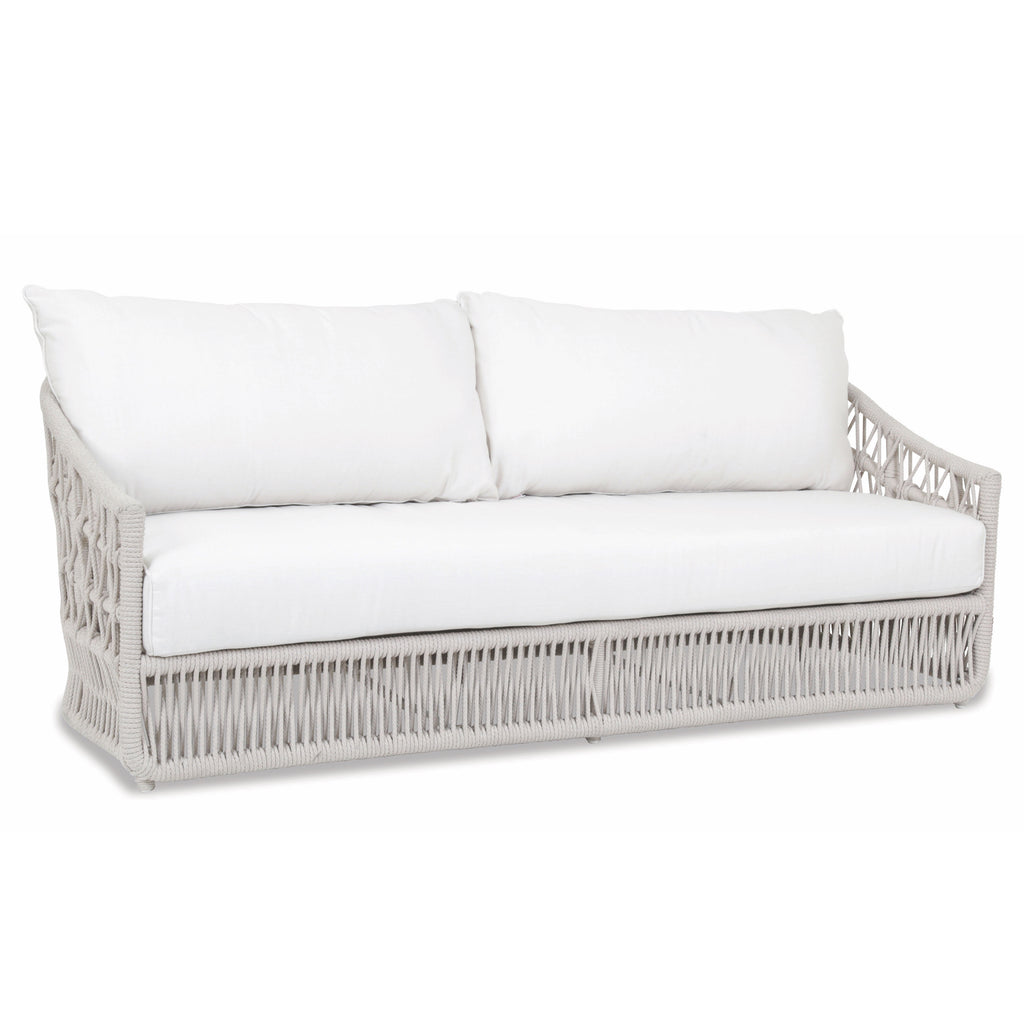 Dana Rope Sofa in Linen Canvas w/ Self Welt