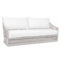 Dana Rope Sofa in Linen Canvas w/ Self Welt