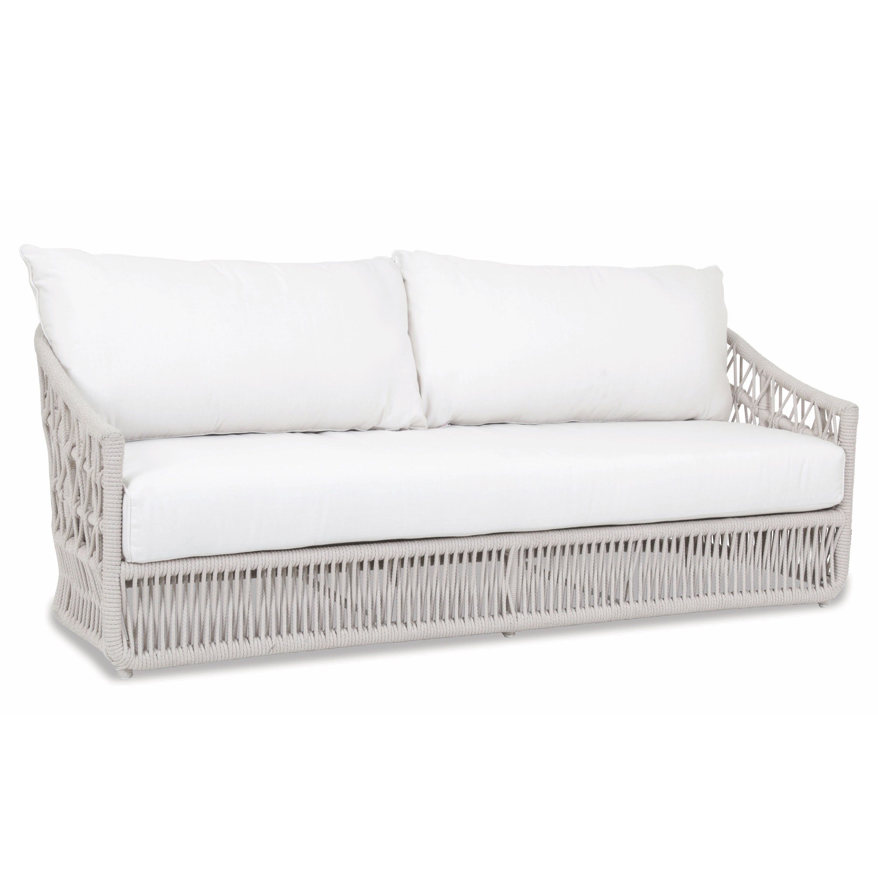 Dana Rope Sofa in Linen Canvas w/ Self Welt