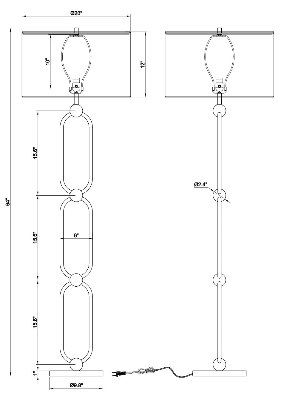 Veneto Floor Lamp