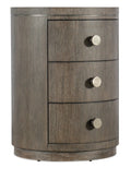 Modern Mood Round Nightstand | Mink