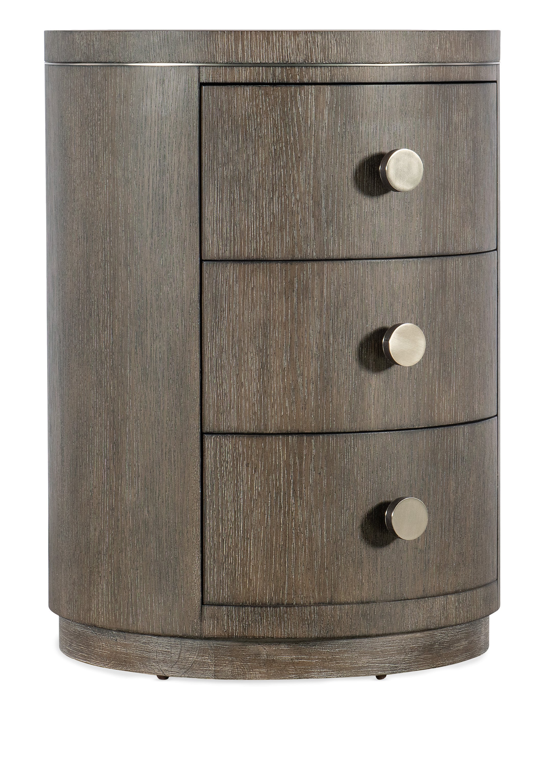 Modern Mood Round Nightstand | Mink