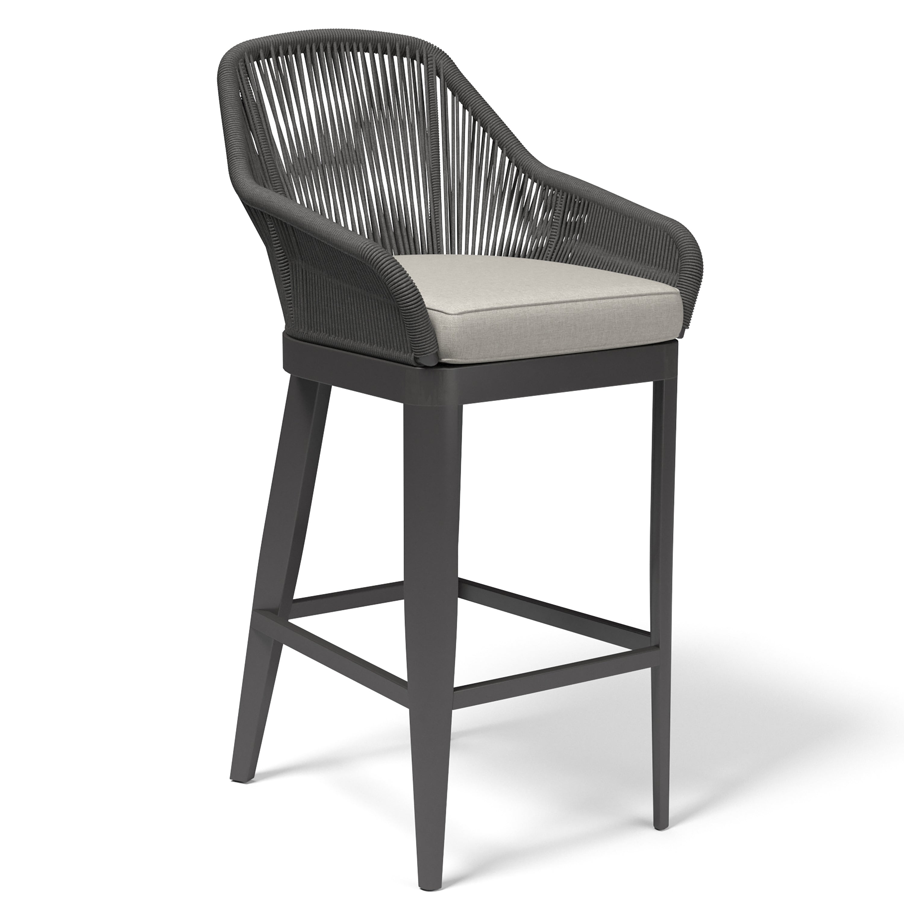 Milano Barstool in Echo Ash w/ Self Welt